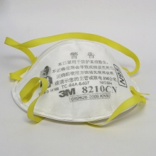 3M 8210CN N95白色头戴式防尘口罩