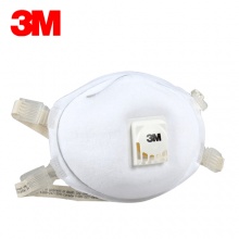 3M 8512 N95带呼吸阀头戴式焊接用防尘口罩