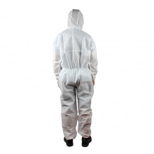 微护佳MG1500白色增强型有帽连体防护服WH15-B-99-157-XX