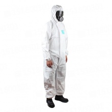 微护佳MG2000白色标准型有帽连体防护服WH20-B-99-157-XX